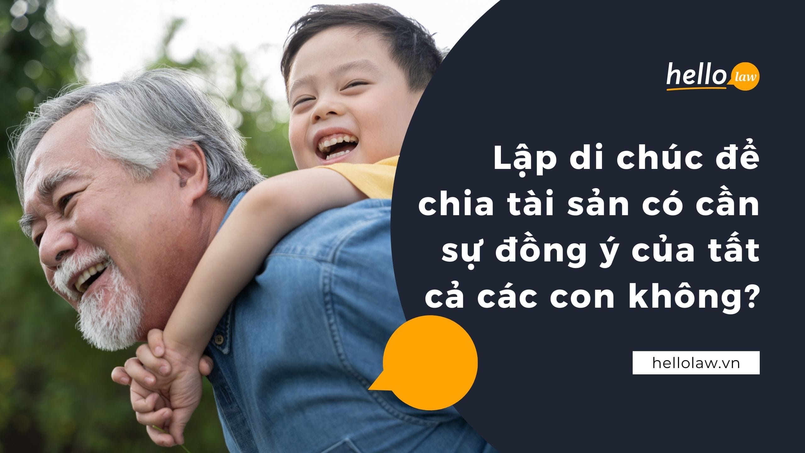 Lập di chúc để chia tài sản có cần sự đồng ý của tất cả các con không?