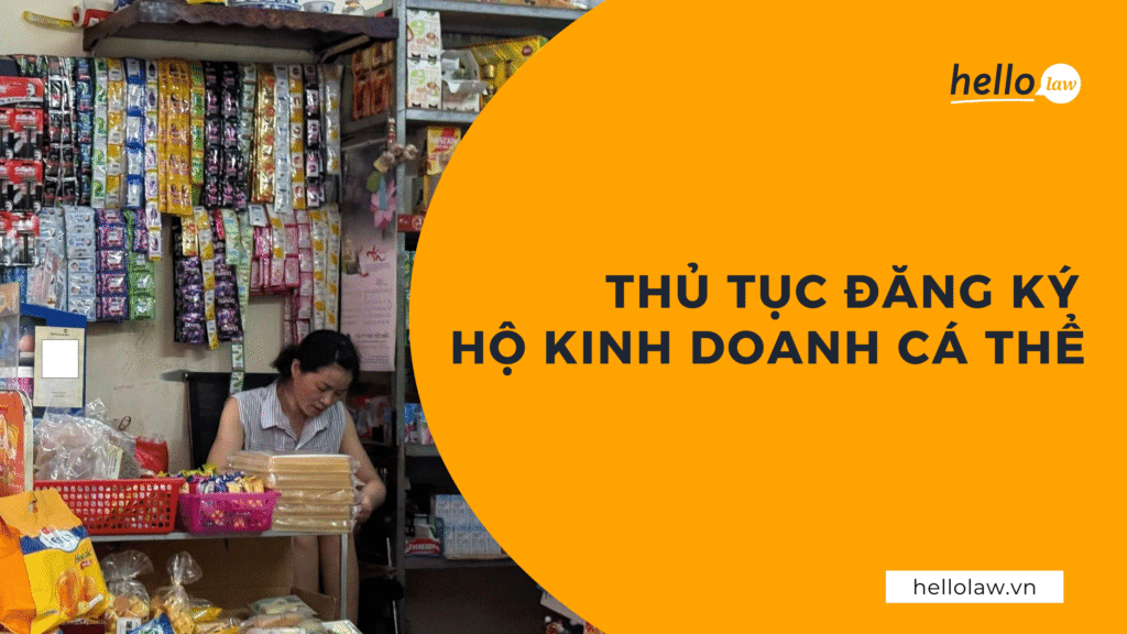 Thủ tục đăng ký hộ kinh doanh cá thể